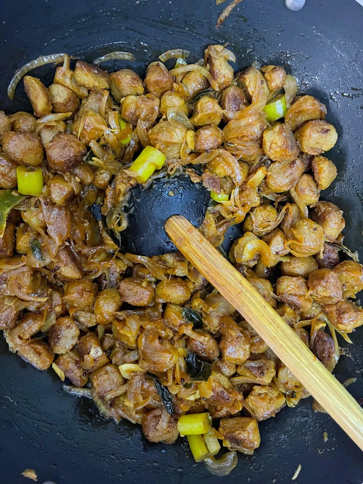 Step 14: Turn off the heat and serve hot.